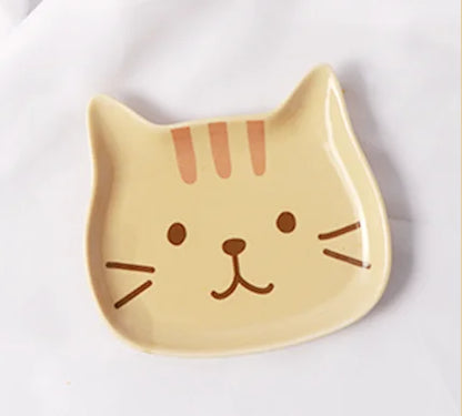 Cute Cat Snack Plates