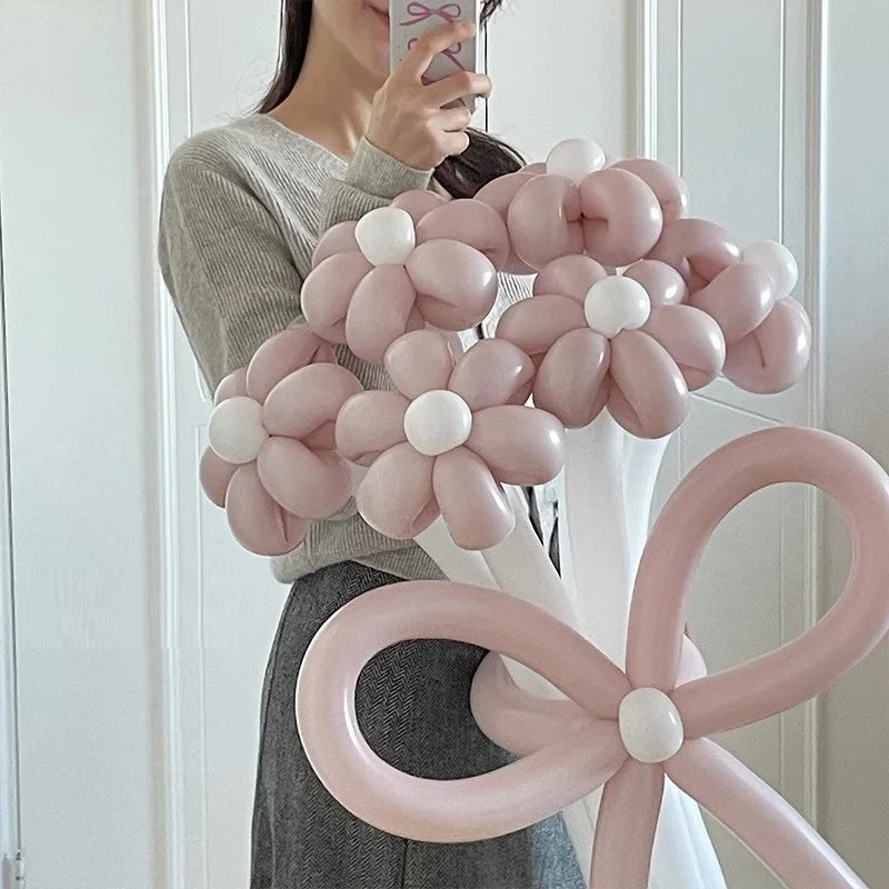 Boho Dusty Pink Cake Balloons Kit