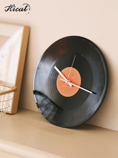 Sunset Vinyl Record Table Clock