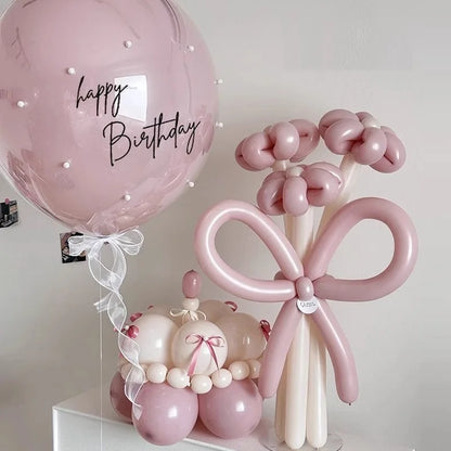 Boho Dusty Pink Cake Balloons Kit