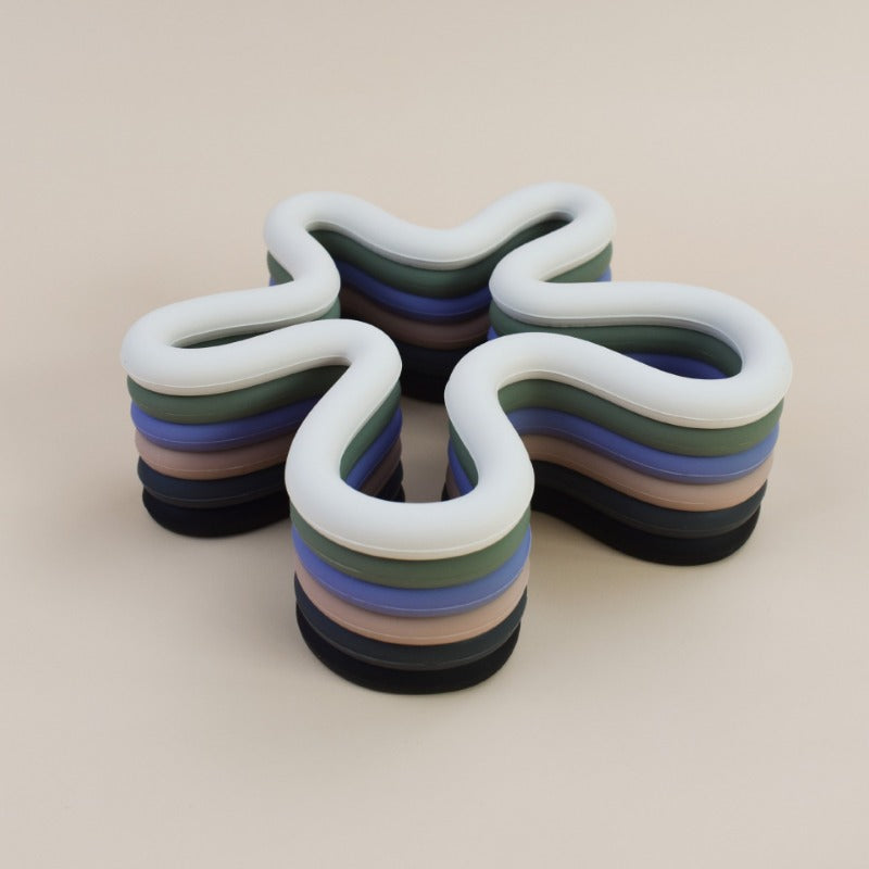 Geometrical Heat-Resistant Silicone Coasters (Non-Slip)