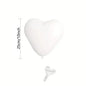 White Latex Hearts Balloon Bouquet