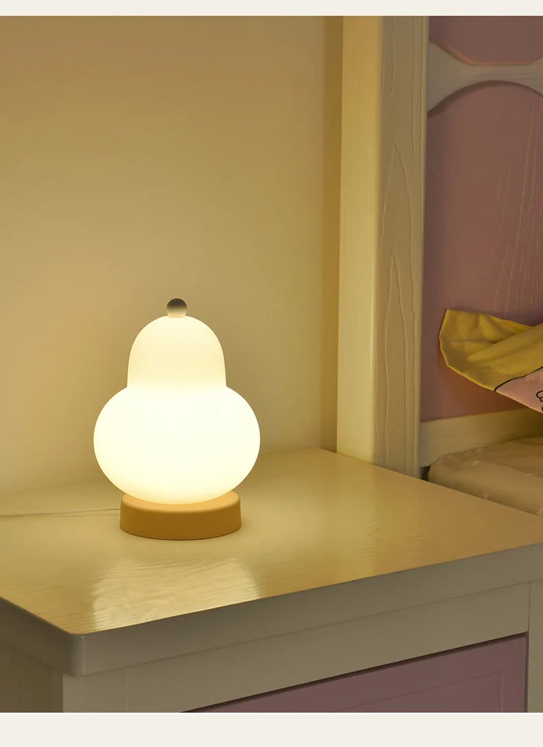 Pear-Shaped Bedside Table Lamp