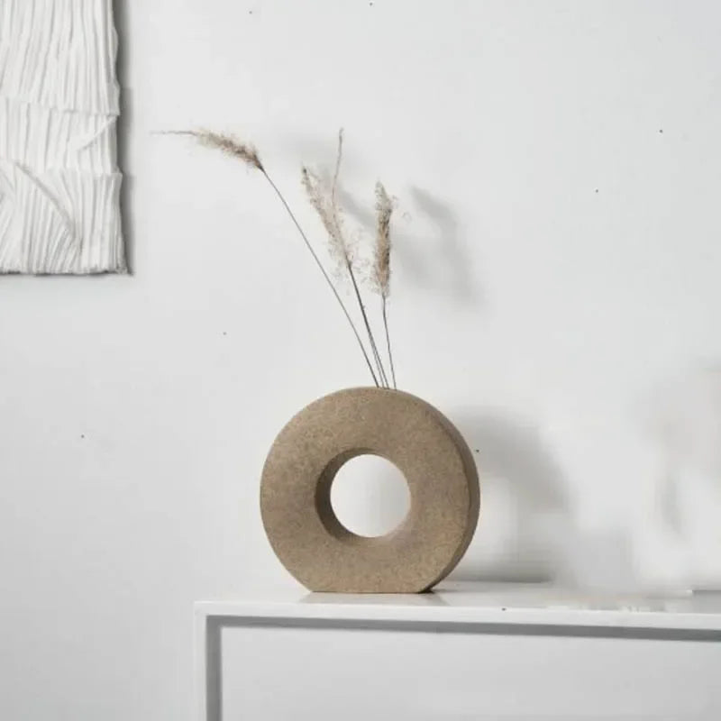 Donut Shaped Nordic Home Decor Vase