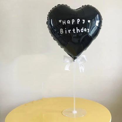 18inch Black Heart Balloon