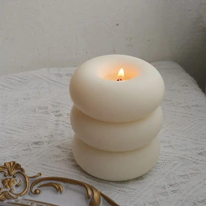 Mini Donut Candle Decor